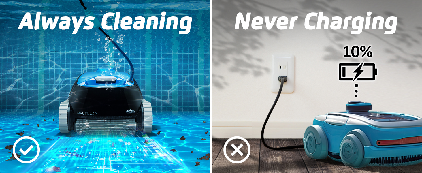 pool cleaner vacuum dolphin skimmer robotic robot inground automatic piscina cordless cc nautilus